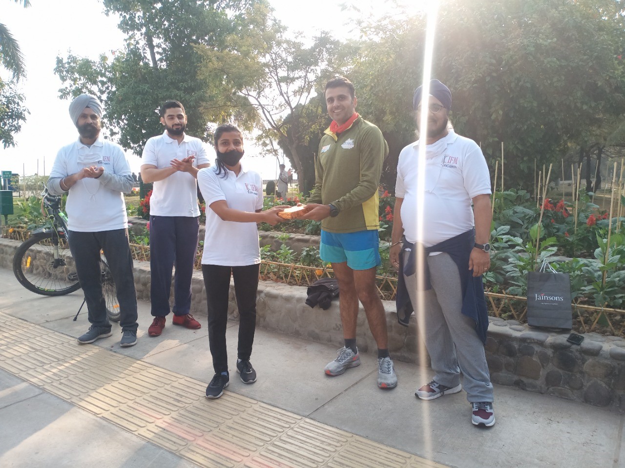 Socio-Fitness Event at Sukhna Lake with Mr. Amit Kumar, Ultra-Marathoner
